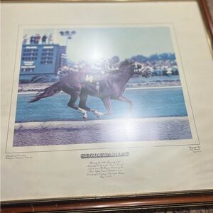 Vintage Tony Leonard Secretariat Winning The Kentucky Derby 1973
